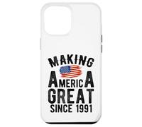 Carcasa para iPhone 12 Pro MAX Making America Great Since 1991 35 Años Cumpleaños
