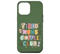 Carcasa para iPhone 12 Pro MAX Mamás cansadas CoffeeClub Funny Mom Life Cafeína Coffeelover