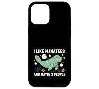 Carcasa para iPhone 12 Pro MAX Manatí Me Gustan los manatíes y quizás Papas flotantes para 3 Personas