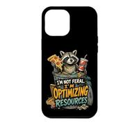 Carcasa para iPhone 12 Pro MAX Mapache Caótico Humor Oscuro Basura Diseño Urbano