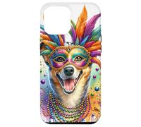 Carcasa para iPhone 12 Pro MAX Mardi Gras Cirneco dell'Etna Perro