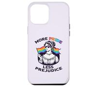Carcasa para iPhone 12 Pro MAX MÁS Orgullo Menos PREJUICIO Jane Austen Gafas de Sol LGBT Meme