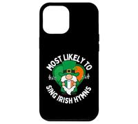 Carcasa para iPhone 12 Pro MAX Más probabilidades de Cantar un Himno irlandés Shamrock Día de San Patricio