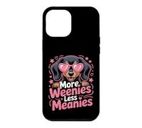 Carcasa para iPhone 12 Pro MAX Más Salchichas, Menos malvados, Gracioso Perro Salchicha