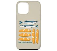 Carcasa para iPhone 12 Pro MAX Matthew 14, Fish & Loaves Sermon on The Mount Faith Design