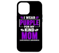 Carcasa para iPhone 12 Pro MAX Me Pongo púrpura para la Conciencia de la Sarcoidosis de mi Madre