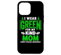 Carcasa para iPhone 12 Pro MAX Me Pongo Verde para la Conciencia de la Enfermedad renal de mi Madre