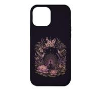 Carcasa para iPhone 12 Pro MAX Meditación Lotus Colibrí Floral Mandala Luna Yoga