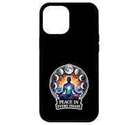 Carcasa para iPhone 12 Pro MAX Meditación Lunar Mindfulness Lunar Bienestar Espiritual
