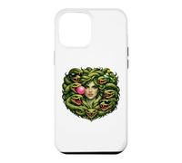 Carcasa para iPhone 12 Pro MAX Medusa Mitología Griega Antigua Oscuridad Diseño Retro Halloween