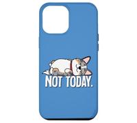 Carcasa para iPhone 12 Pro MAX Mens Womens Kids Not Today Nap Cardigan Blue Merle Corgi Dog