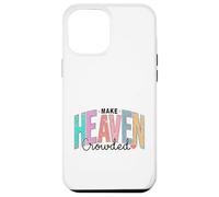 Carcasa para iPhone 12 Pro MAX Mensaje Retro Cristiano del Cielo Cruz fe