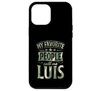 Carcasa para iPhone 12 Pro MAX Mi Gente Favorita me Llama Luis Nombre Personalizado