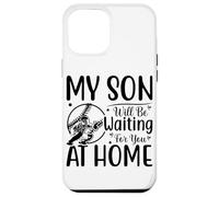Carcasa para iPhone 12 Pro MAX Mi Hijo te estará Esperando en casa béisbol