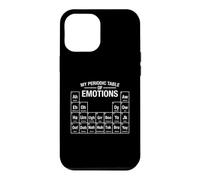 Carcasa para iPhone 12 Pro MAX Mi Tabla Periódica de Emociones Ah AW Eh Sonidos Divertidos Ciencia