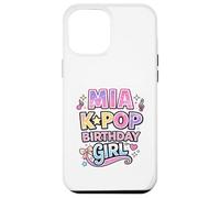 Carcasa para iPhone 12 Pro MAX MIA K-Pop Cumpleaños, Música Pop Coreana, Cute Bday Girl KPops
