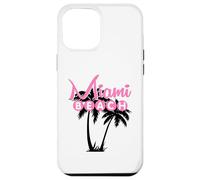 Carcasa para iPhone 12 Pro MAX Miami Beach Florida Palmera Retro Tropical