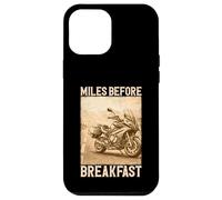 Carcasa para iPhone 12 Pro MAX Miles Before Breakfast Moto Aventura Diseño