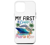 Carcasa para iPhone 12 Pro MAX Mis primeras Vacaciones en Crucero en Puerto Rico