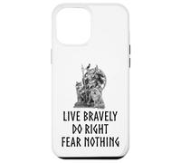 Carcasa para iPhone 12 Pro MAX Mitología nórdica - Dios nórdico Odin - No temer Nada - Medieval