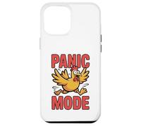 Carcasa para iPhone 12 Pro MAX Modo de pánico Pollo Divertido Caos Humor