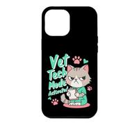 Carcasa para iPhone 12 Pro MAX Modo Vet Tech Activado Funny Cat Veterinary
