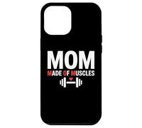 Carcasa para iPhone 12 Pro MAX Mom Made of Muscles Strong Emotional Phrase Mama