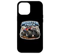 Carcasa para iPhone 12 Pro MAX Monster Truck Lover Entusiasta Hombres Niños Neumáticos Grandes Cool