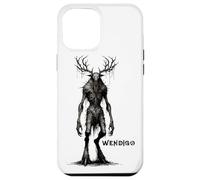 Carcasa para iPhone 12 Pro MAX Monstruo Wendigo, Skinwalker, críptido, Malvado Monstruo de Terror