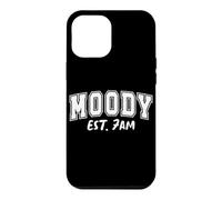 Carcasa para iPhone 12 Pro MAX Moody EST. 7AM: Cita Divertida para Amantes del Café