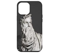 Carcasa para iPhone 12 Pro MAX Moses Miguel Ángel Estatua Renacentista Profeta Torá Biblia