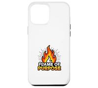Carcasa para iPhone 12 Pro MAX Motivación impulsada por un propósito Diseño de mentalidad de energía de Fuego