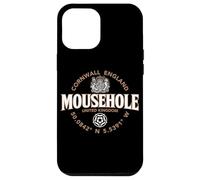 Carcasa para iPhone 12 Pro MAX Mousehole Cornwall England Coordenadas Etiqueta 2C