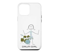 Carcasa para iPhone 12 Pro MAX Mujeres Divertidas Bateristas, Chicas músicas Bateristas