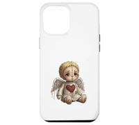 Carcasa para iPhone 12 Pro MAX Muñeca Ángel Roto con Corazón