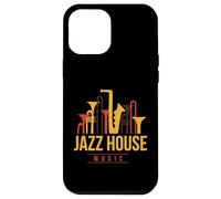 Carcasa para iPhone 12 Pro MAX Música casera o Amantes de EDM y DJs o Jazz House Music
