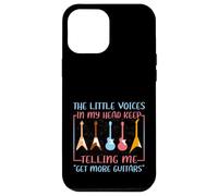 Carcasa para iPhone 12 Pro MAX Músico Humor Little Voices Tell Me Get More Guitars