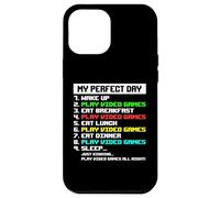 Carcasa para iPhone 12 Pro MAX My Day Jugar Videojuegos Gamer Chicos Hombres Niños Divertido