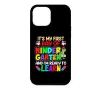 Carcasa para iPhone 12 Pro MAX My First Day of Kindergarten 1st Day of School Boys Girls