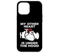 Carcasa para iPhone 12 Pro MAX My Other Heart Is Under The Hood Quote