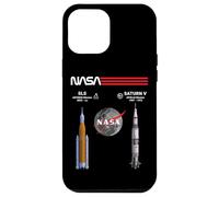 Carcasa para iPhone 12 Pro MAX NASA Artemis Apollo Luna Misión SLS Saturn V