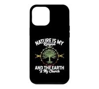 Carcasa para iPhone 12 Pro MAX Nature Is My Religion Earth Is My Church Native American Day