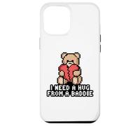 Carcasa para iPhone 12 Pro MAX Necesito UN Abrazo DE UN Baddie Pixel Teddy Bear Broken Heart