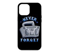 Carcasa para iPhone 12 Pro MAX Never Forget Ghetto Blaster Vintage 80s 90s Hip Hip