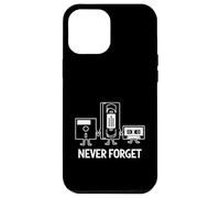 Carcasa para iPhone 12 Pro MAX Never Forget Retro Tech Disquete VHS Cassette Vintage
