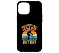 Carcasa para iPhone 12 Pro MAX Never Underestimate a Old Man On A Bike