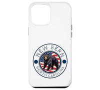 Carcasa para iPhone 12 Pro MAX New Bern, Carolina del Norte, Bear Souvenir, NC Wildlife, Newbern