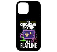 Carcasa para iPhone 12 Pro MAX Night Shift Nurse Circadian Rhythm Flatline Humor
