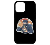 Carcasa para iPhone 12 Pro MAX Ninja Eating Ramen Noodles Lover Traditional Japanese Art