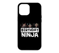 Carcasa para iPhone 12 Pro MAX Ninjas Cumpleaños Negros Cumpleaños Ninja
